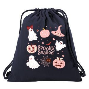 Cute Coquette Spooky Season Drawstring Bag