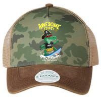 Cool Crocodile Surfing Legacy Tie Dye Trucker Hat