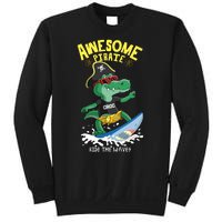 Cool Crocodile Surfing Sweatshirt