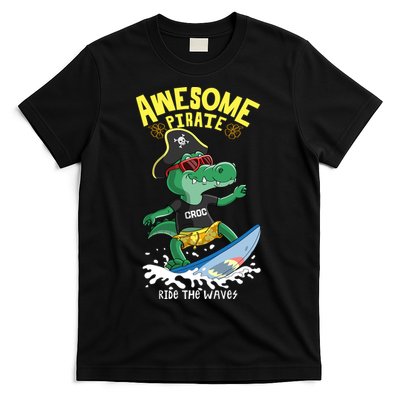 Cool Crocodile Surfing T-Shirt