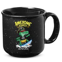 Cool Crocodile Surfing 15oz Campfire Ceramic Mug