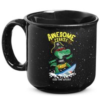 Cool Crocodile Surfing 15oz Campfire Ceramic Mug