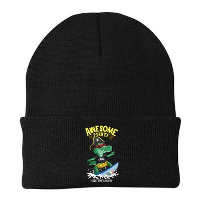 Cool Crocodile Surfing Beanie