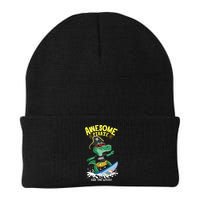 Cool Crocodile Surfing Beanie
