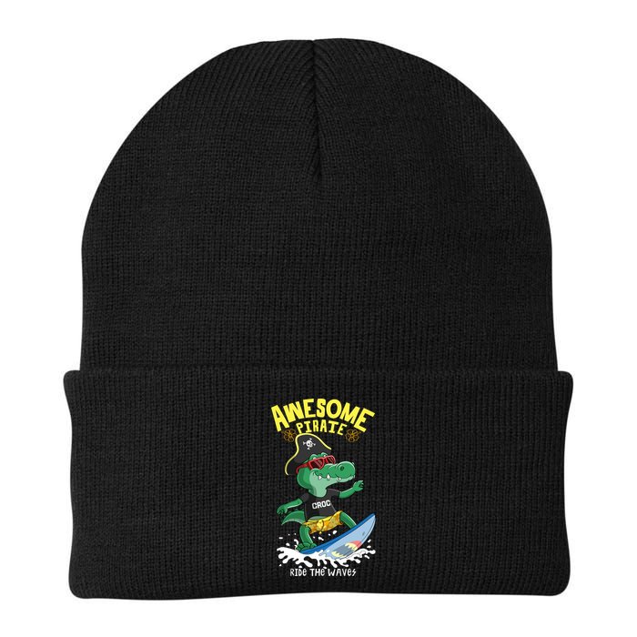 Cool Crocodile Surfing Beanie