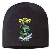 Cool Crocodile Surfing Sustainable Beanie