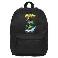 Cool Crocodile Surfing 16 in Basic Backpack