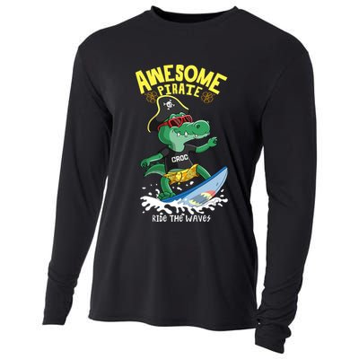 Cool Crocodile Surfing Cooling Performance Long Sleeve Crew