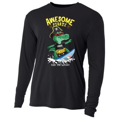 Cool Crocodile Surfing Cooling Performance Long Sleeve Crew