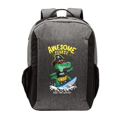 Cool Crocodile Surfing Vector Backpack