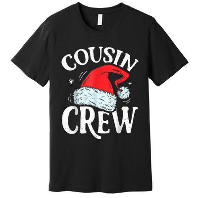 Cousin Crew Santa T shirt Christmas Family Matching Pajamas Premium T-Shirt