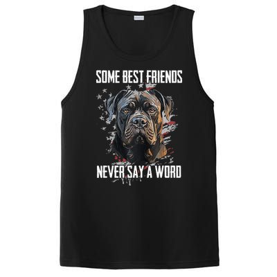 Cane Corso Some Best Friends Never Say A Word PosiCharge Competitor Tank