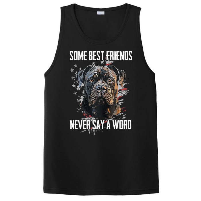 Cane Corso Some Best Friends Never Say A Word PosiCharge Competitor Tank