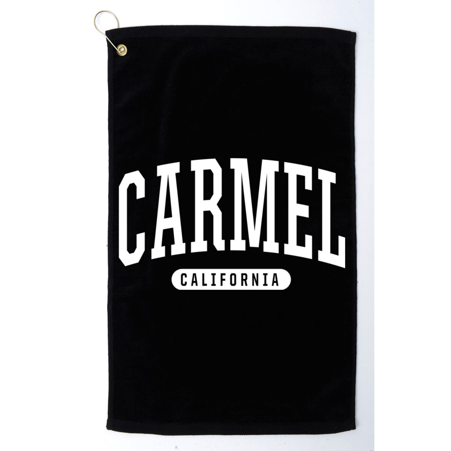 Carmel California Souvenirs & Gifts College Style Carmel California Souvenir Gif Golf Towel