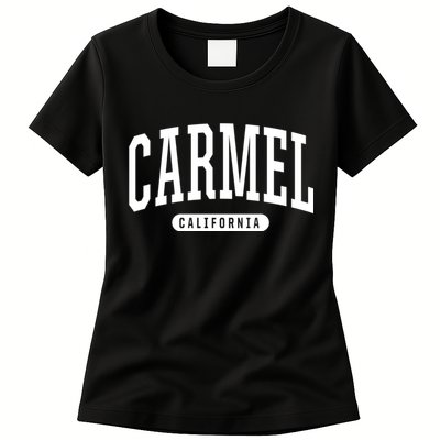 Carmel California Souvenirs & Gifts College Style Carmel California Souvenir Gif Womens T-Shirt