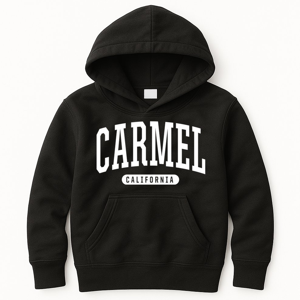 Carmel California Souvenirs & Gifts College Style Carmel California Souvenir Gif Kids Hoodie