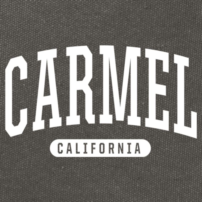 Carmel California Souvenirs & Gifts College Style Carmel California Souvenir Gif Cotton Canvas Backpack