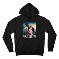 Crazy Cat Selfie Run Time Travel Can Be Dangerous Cat Love Hoodie