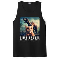 Crazy Cat Selfie Run Time Travel Can Be Dangerous Cat Love PosiCharge Competitor Tank