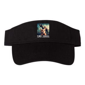 Crazy Cat Selfie Run Time Travel Can Be Dangerous Cat Love Valucap Bio-Washed Visor