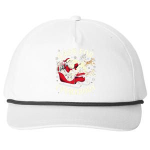 Christmas Cat Santa Cat Lover Christmas Cats For Everybody Snapback Five-Panel Rope Hat