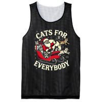 Christmas Cat Santa Cat Lover Christmas Cats For Everybody Mesh Reversible Basketball Jersey Tank