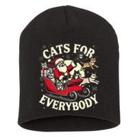 Christmas Cat Santa Cat Lover Christmas Cats For Everybody Short Acrylic Beanie