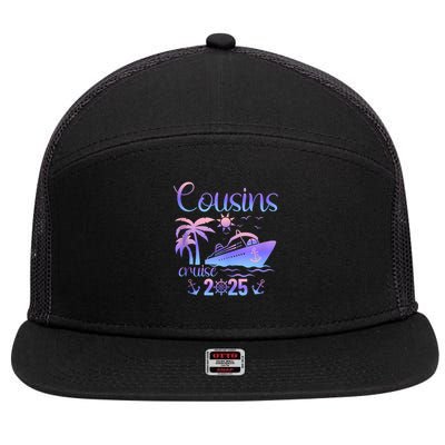 Cousins Cruise Ship Matching Cousins Trip 2025 Vacation Tank Top 7 Panel Mesh Trucker Snapback Hat