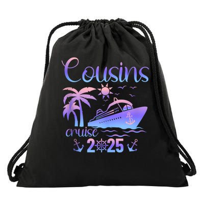 Cousins Cruise Ship Matching Cousins Trip 2025 Vacation Tank Top Drawstring Bag