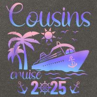 Cousins Cruise Ship Matching Cousins Trip 2025 Vacation Tank Top Cotton Canvas Backpack
