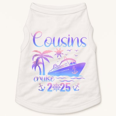 Cousins Cruise Ship Matching Cousins Trip 2025 Vacation Tank Top Doggie Tank