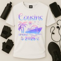 Cousins Cruise Ship Matching Cousins Trip 2025 Vacation Tank Top Cooling Performance Crew T-Shirt