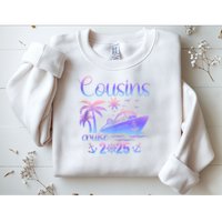 Cousins Cruise Ship Matching Cousins Trip 2025 Vacation Tank Top Sweatshirt
