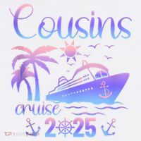 Cousins Cruise Ship Matching Cousins Trip 2025 Vacation Tank Top Flatbill Hat