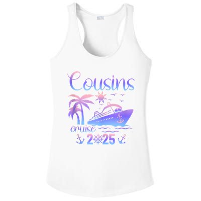 Cousins Cruise Ship Matching Cousins Trip 2025 Vacation Tank Top Ladies PosiCharge Competitor Racerback Tank