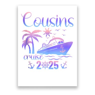 Cousins Cruise Ship Matching Cousins Trip 2025 Vacation Tank Top Poster