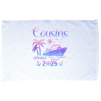Cousins Cruise Ship Matching Cousins Trip 2025 Vacation Tank Top Microfiber Hand Towel