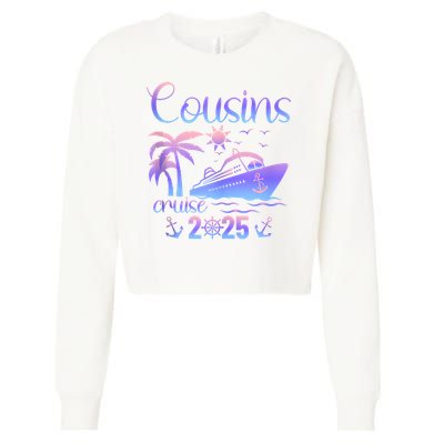 Cousins Cruise Ship Matching Cousins Trip 2025 Vacation Tank Top Cropped Pullover Crew