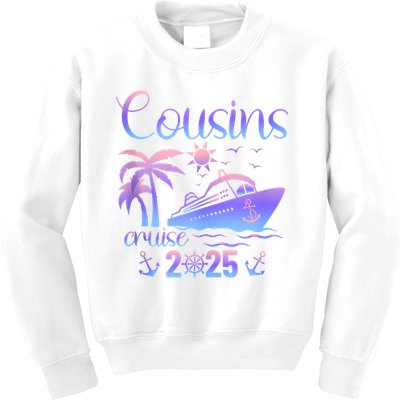 Cousins Cruise Ship Matching Cousins Trip 2025 Vacation Tank Top Kids Sweatshirt