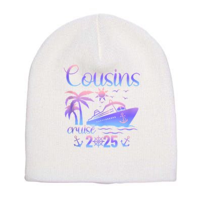 Cousins Cruise Ship Matching Cousins Trip 2025 Vacation Tank Top Short Acrylic Beanie