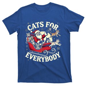 Christmas Cat Santa Cat Lover Christmas Cats For Everybody Meaningful Gift T-Shirt