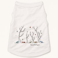 Colorful Cows Snowy Forest Stars (Color Options Available) Meaningful Gift Doggie Tank