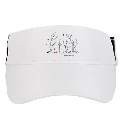 Colorful Cows Snowy Forest Stars (Color Options Available) Meaningful Gift Adult Drive Performance Visor