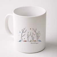 Colorful Cows Snowy Forest Stars (Color Options Available) Meaningful Gift Mug