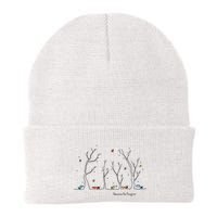Colorful Cows Snowy Forest Stars (Color Options Available) Meaningful Gift Beanie