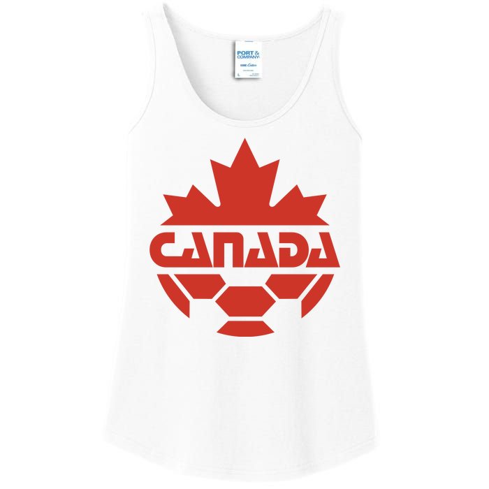 Cool Canada Soccer Jersey Logo Ladies Essential Tank