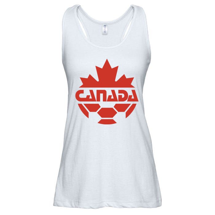 Cool Canada Soccer Jersey Logo Ladies Essential Flowy Tank