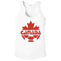 Cool Canada Soccer Jersey Logo Ladies PosiCharge Competitor Racerback Tank