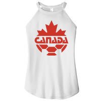 Cool Canada Soccer Jersey Logo Women's Perfect Tri Rocker Tank