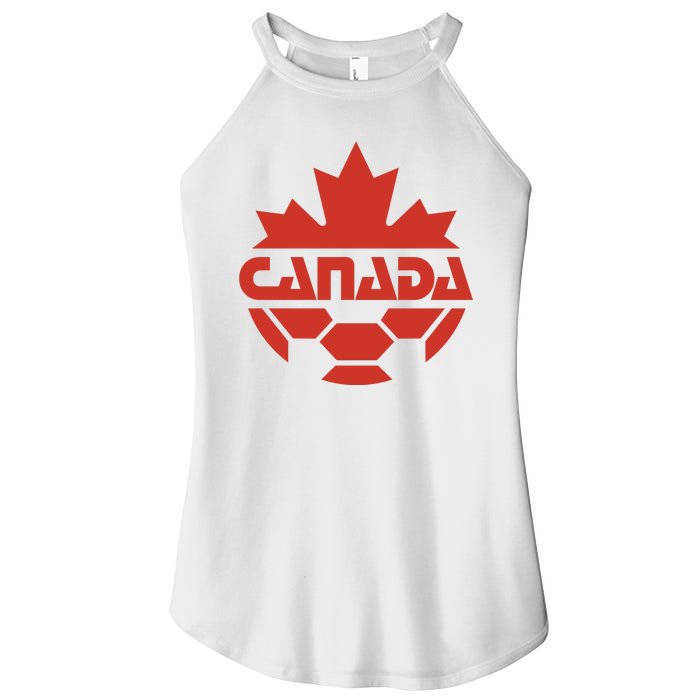 Cool Canada Soccer Jersey Logo Women's Perfect Tri Rocker Tank